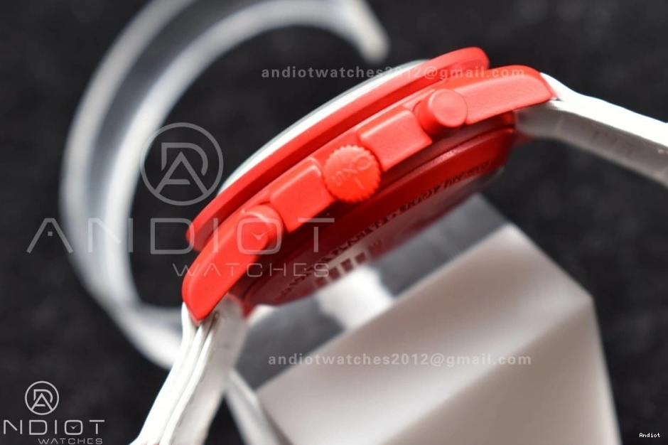 Swatch Moonwatch Mission Bioceramic to on Omega Mars Quartz Nylon x Strap 0105